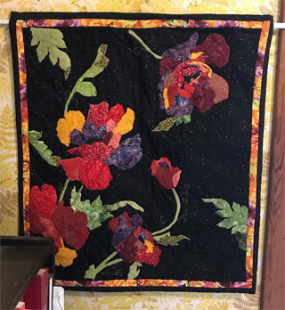 From Joyce: A quilted wall hanging